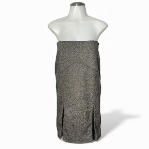 Size 4 Body By Victoria Pleated Wool Tulip brown Skirt